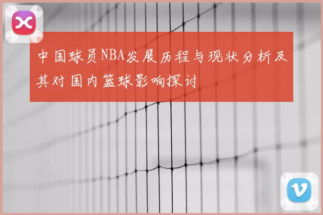 中国球员NBA发展历程与现状分析及其对国内篮球影响探讨