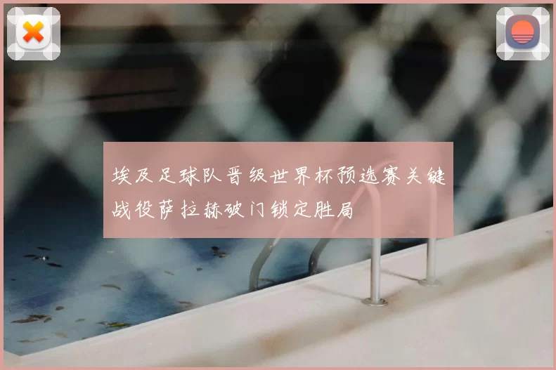 埃及足球队晋级世界杯预选赛关键战役萨拉赫破门锁定胜局